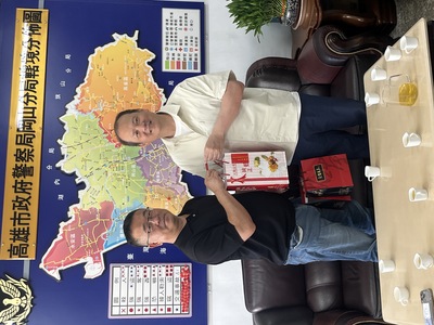 114年9月15日114學年度第一學期拜會岡山分局分局長